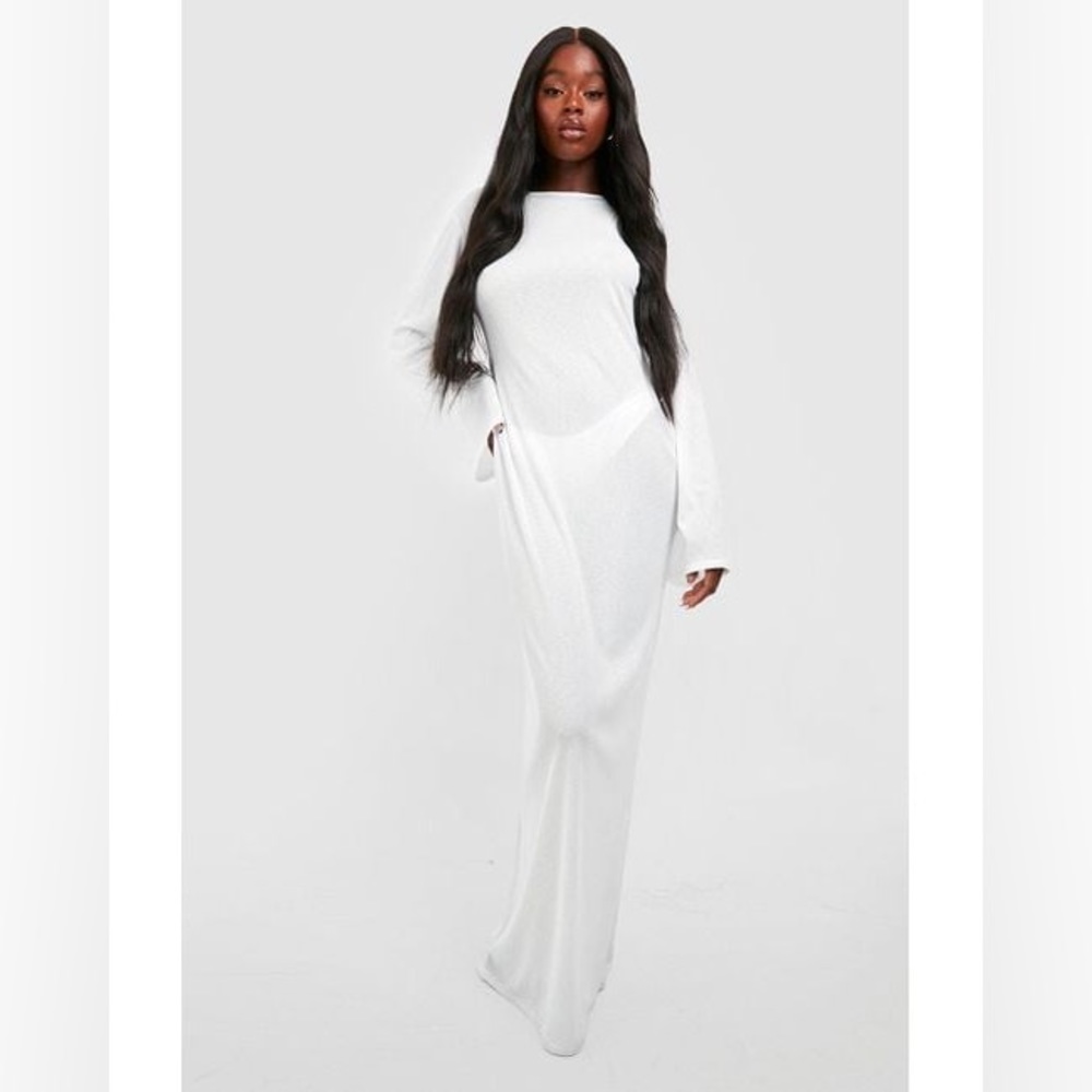 White Vacation Dress Beach Cover Up